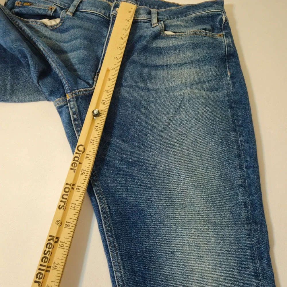 Polo Ralph Lauren Jeans‎ Mens 32 Blue Straight Leg Stretch Denim Medium Wash